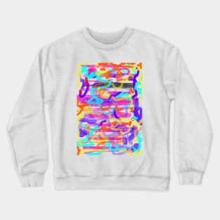 Abstract Multiple Colors art Crewneck Sweatshirt